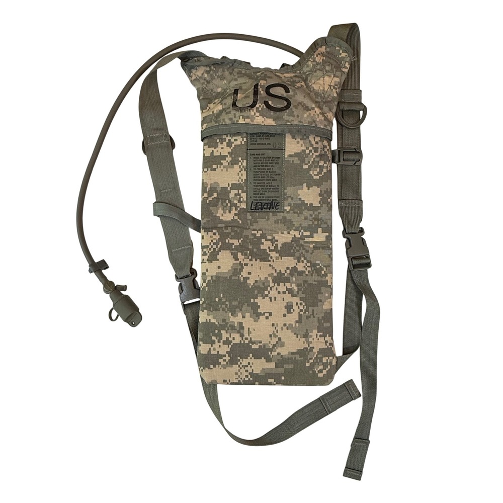 VTG‎ US Molle II Hydration Pack Carrier 100oz Bladder Digital Camo Tactical ACU